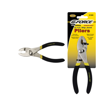 G-FORCE 21200 6-1/2 in. Slip Joint Pliers Ergo Grip