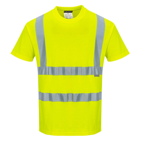 PORTWEST S170YERL - Cotton Comfort T-Shirt S/S - Yellow - L