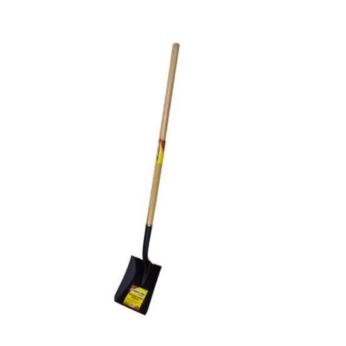 G-FORCE 52898 Square Point Shovel 58 in. Wood Handle Rubber Grip