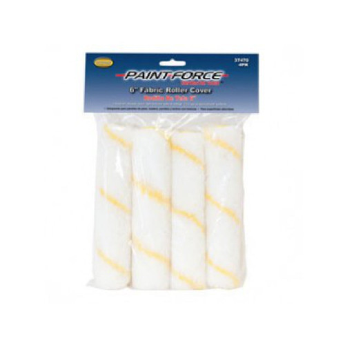 PAINT-FORCE 37470 6 in. x 1/2 in. Nap Fabric Roller Refill (4-Pack)