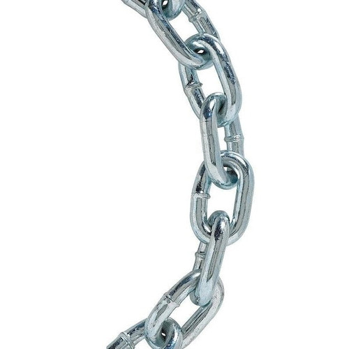 BARON Proof Coil Chain, 3/16 in, 30 Grade, Carbon Steel, Hot-Dipped Galvanized - Price Per LF