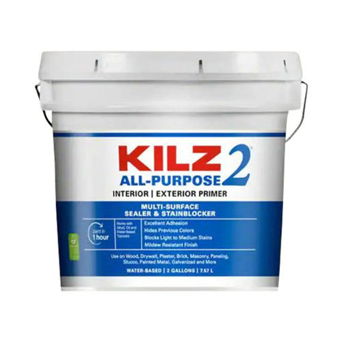 ALL PURPOSE 2 Gal. Interior/Exterior Multi-Surface Primer, Sealer, and Stain Blocker - White