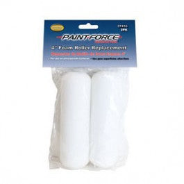 PAINT-FORCE 37416 4 in. x 3/8 in. Nap Foam Roller Refill (2-Pack)