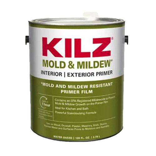 Mold & Mildew 1 gal. Water Based Interior/Exterior Primer Sealer & Stain Blocker - White