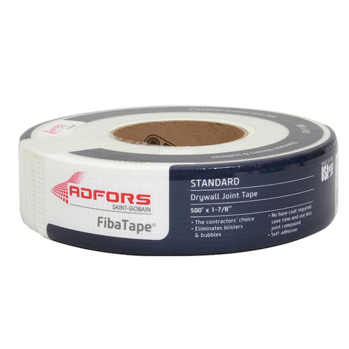 FibaTape Standard White 1-7/8 in. x 500 ft. Mesh Self-Adhesive Joint Tape