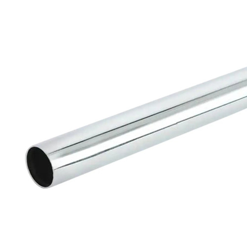 TUFF STUFF TUF9578 96 in. x 1/4 in. Heavy Duty Stainless Steel Closet Pole - Chrome