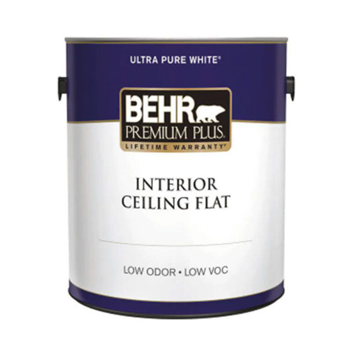 Premium Plus Ceiling-Flat Interior Paint – Ultra Pure White (1 Gallon)