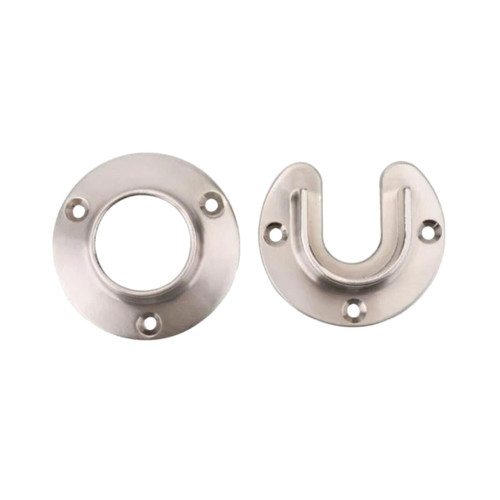 1-5/16 in. - Heavy-Duty Closet Pole Sockets - Brushed Nickel