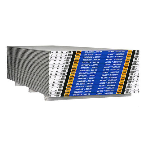 1/2 in. x 4 ft. x 12 ft. Veneer Plaster Base Drywall Panel (Blue Board)