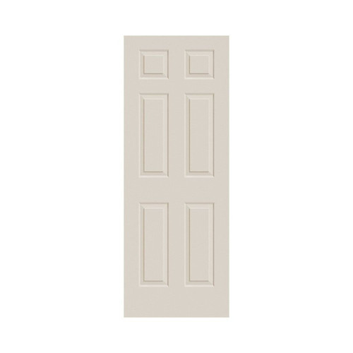 32 in. x 80 in. 6 Panel - Colonist Primed Smooth MDF Interior Hollow-Core Door Slab