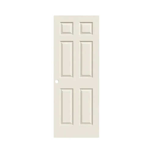 24 in. x 80 in. Colonist Primed Textured Molded Composite MDF Interior Door Slab, Hollow-Core