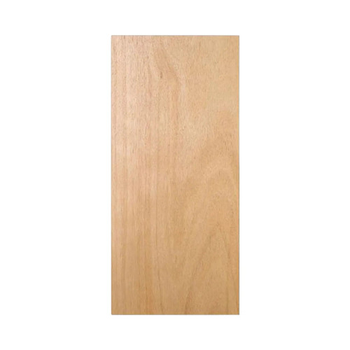 30 in. x 80 in. Unfinished Flush Hardwood Interior Door Slab, Hollow-Core