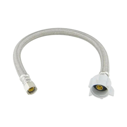 3/8 in. Compression x 7/8 in. Ballcock Nut x 16 in. Braided Polymer Toilet Connector