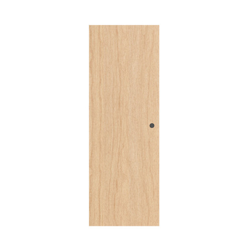 28 in. x 80 in. Unfinished Flush Hardwood Door Slab, Hollow-Core