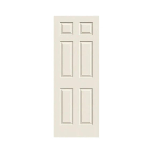24 in. x 80 in. Colonist Primed Textured Composite MDF Door Slab, Hollow-Core