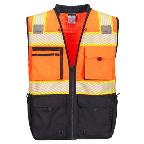 PORTWEST US375 - Hi-Vis Premium Surveyor Vest