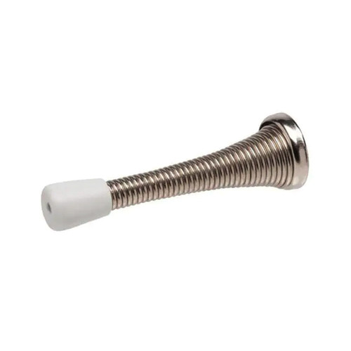 3 in. Spring Door Stop - Satin Nickel