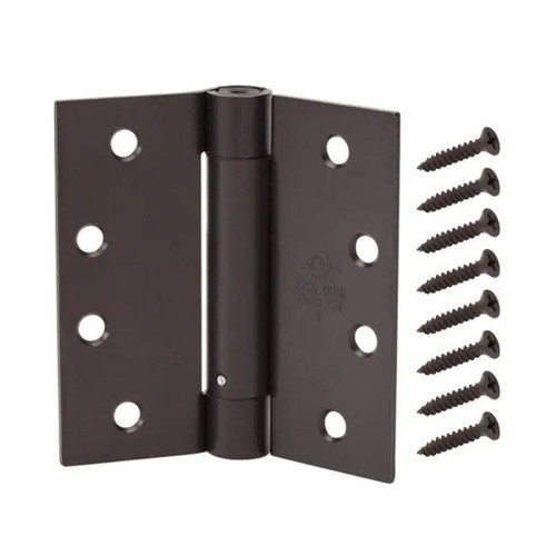 4 in. Adjustable Spring Door Hinge - Oil-Rubbed Bronze