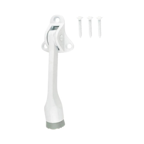 Kick Down Door Stop - White