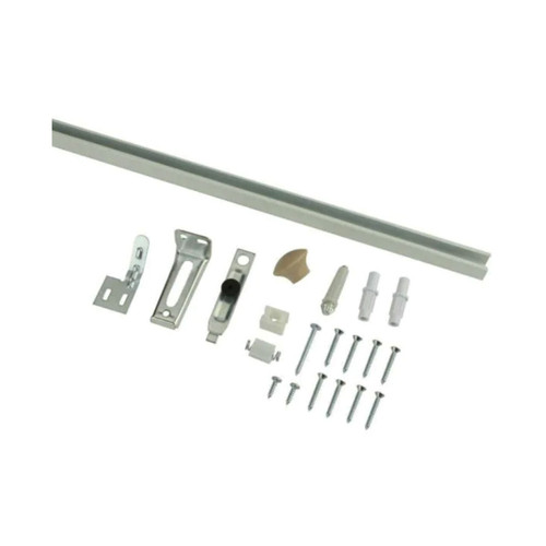 36 in. Bi-Fold Door Hardware Set with White Track