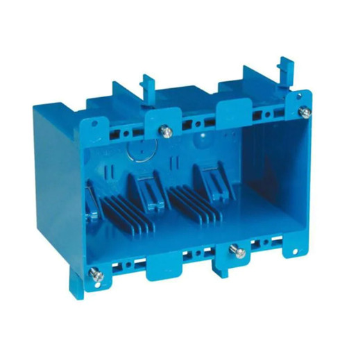 3-Gang 55 cu. in. PVC Old Work Electrical Box