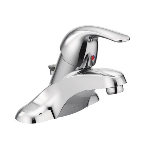 Adler 4 in. Centerset 1-Handle Low-Arc Bathroom Faucet - Chrome