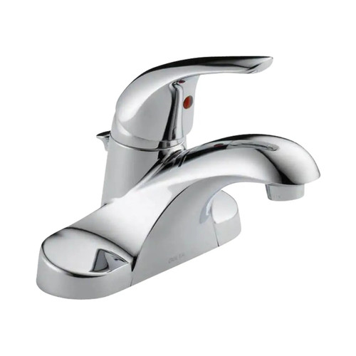 Foundations 4 in. Centerset Single-Handle Bathroom Faucet - Chrome