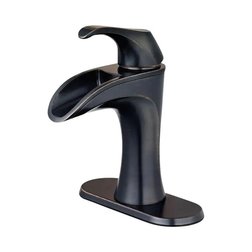 Brea 4 in. Centerset Single-Handle Bathroom Faucet - Tuscan Bronze