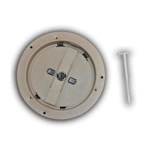 8 in. Steel Round Diffuser Damper - Brown