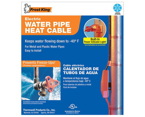 FROSTKING Electric Water Pipe Heat Cable 6ft.