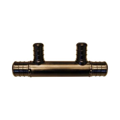 3/4 in. x 1/2 in. Poly Alloy PEX Barb 2-Port Open Manifold