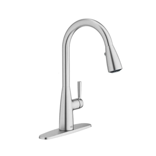 Fairbury 2S Single-Handle Pull-Down Sprayer Kitchen Faucet - Stainless Steel