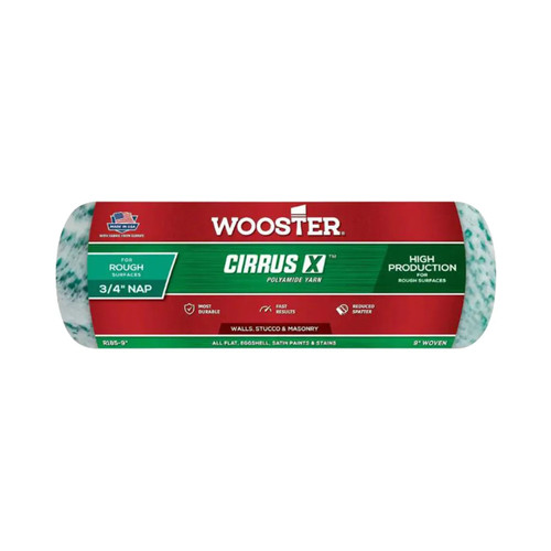 9 in. x 3/4 in. Pro Cirrus X Polyamide High-Density Woven Roller Cover