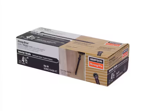 Simpson Strong-Drive SDWC Truss Screw, 4-1/2" T30 50C
