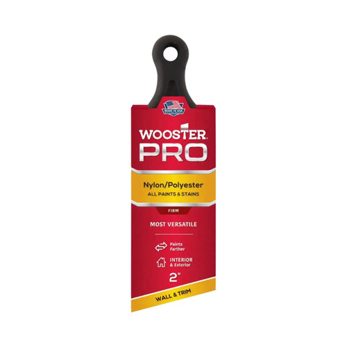 2 in. Pro Nylon/Polyester Short Handle Angle Sash Brush