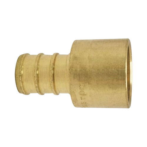 3/4 in. Brass PEX Barb x Female Copper Sweat Adapter