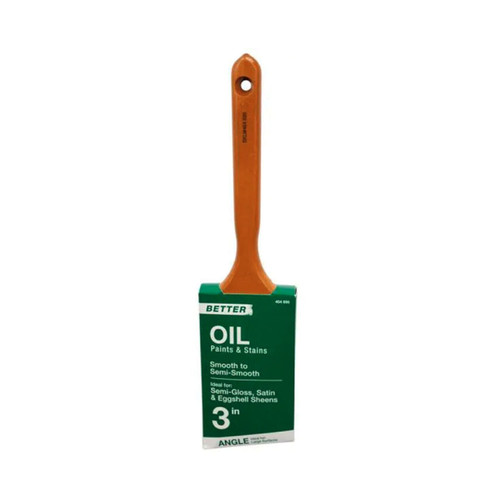 3 in. Angled Oil Polyester/Natural Bristle Blend Paint Brush