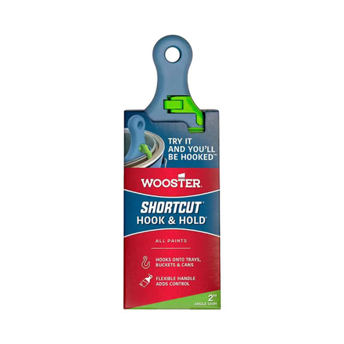2 in. Shortcut Hook & Hold Polyester Angle Sash Brush