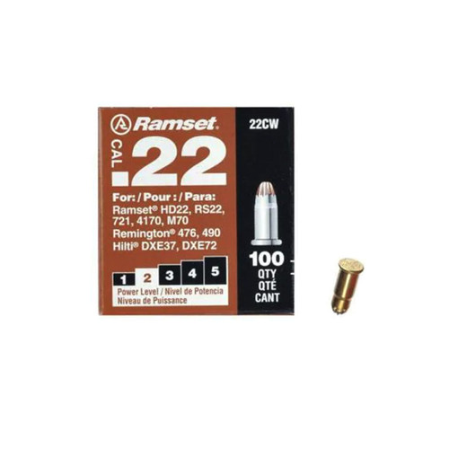 0.22 Cal. Single Shot Brown Load (100/Pack)