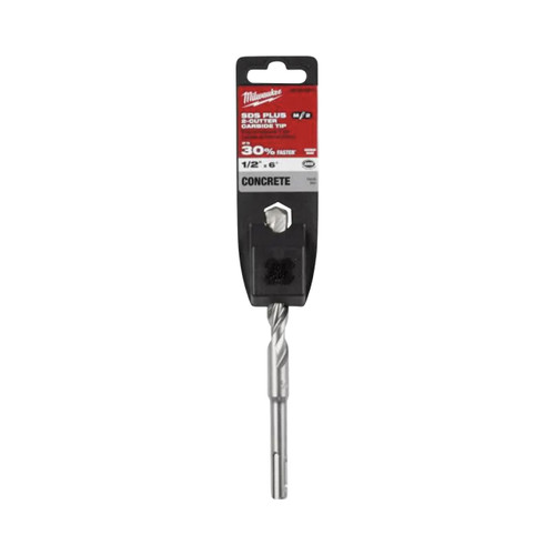 1/2 in. x 6 in. 2-Cutter SDS Carbide Bit