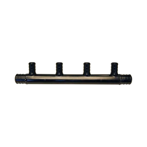 3/4 in. Barb Inlets x 1/2 in. Barb Ports 4-Port PEX Open Plastic Manifold