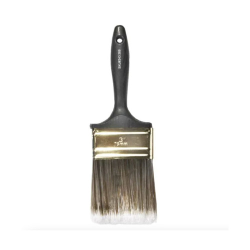 3 in. Flat Cut Polyester/Bristle Blend Stain Brush