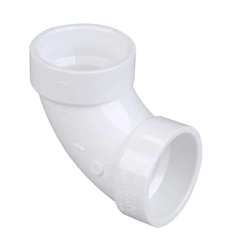 1-1/2 in. PVC 90-Degree Elbow All Hub