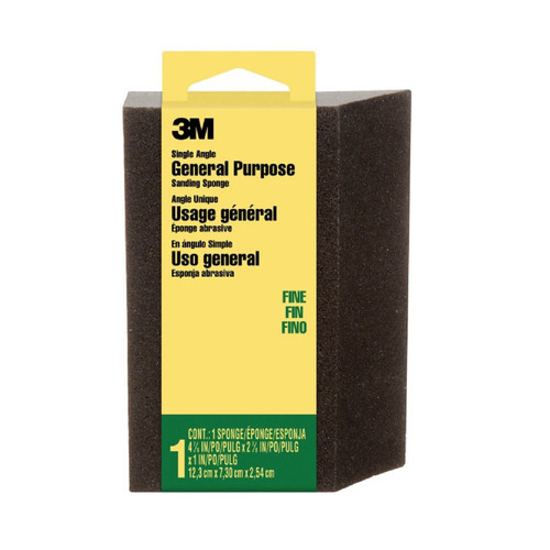 3M CP-040 4-7/8 in. x 2-7/8 in. x 1 in. Angled Fine Drywall Sanding Sponge