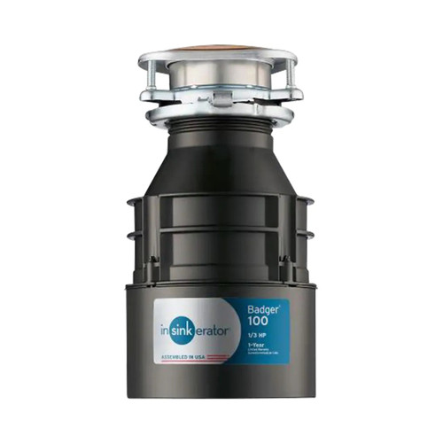 Badger 100 1/3 HP Continuous Feed Garbage Disposal
