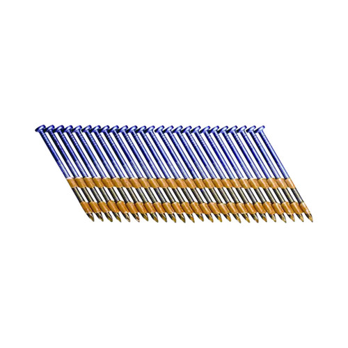 2 in. x 0.113 Ga 21 in. Plastic Exterior Galvanized Round Head Ring Shank Nails (5000/Pack)
