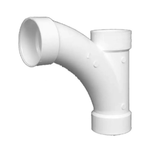 3 in. DWV PVC Comb Wye & 1/8 Bend