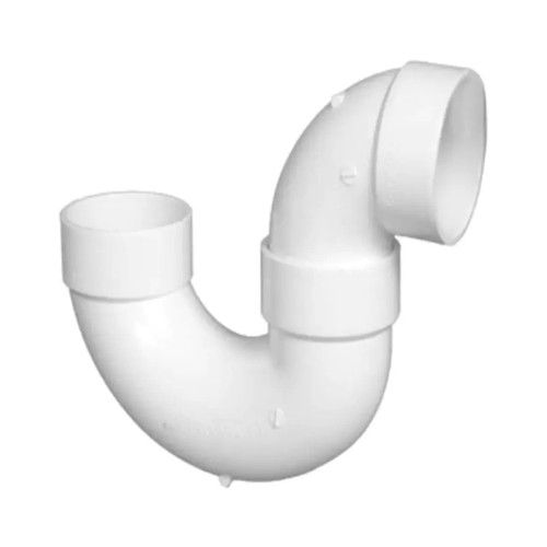 1-1/2 in. PVC DWV P-Trap with Solvent Weld Joint