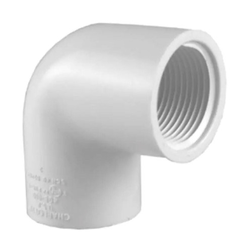 2 in. PVC Schedule 40 90-Degree S x FIP Elbow