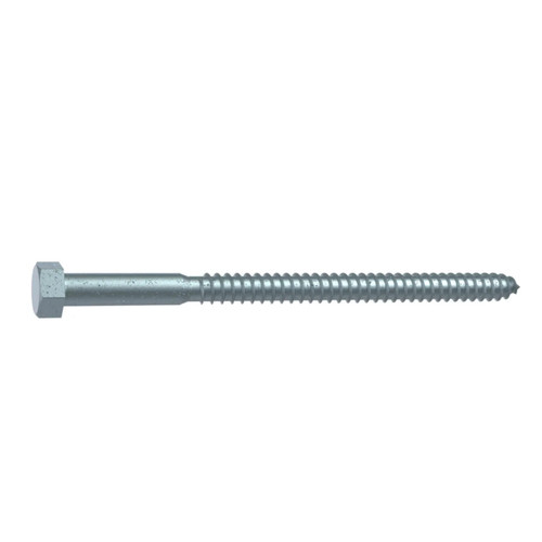 1/2 in. x 5 in. Hex Head Lag Bolt - Galvanized (25/Pack)
